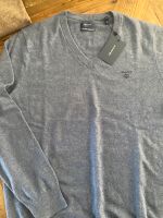 Gant VNeck Pullover blau Gr L o Hellbraun ungetragen Wandsbek - Hamburg Marienthal Vorschau