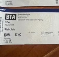 2 Tickets LEA 07.09.24 Dortmund Dortmund - Huckarde Vorschau