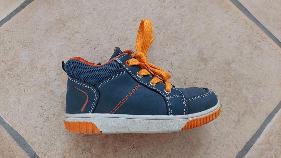 Halbschuh Puccetti blau/orange, Gr. 24 in Hebertshausen