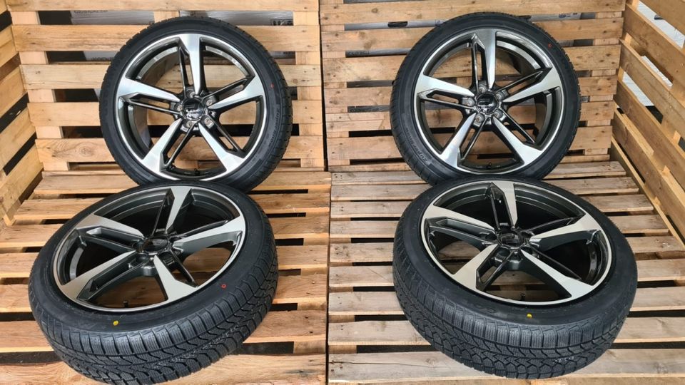 18 Zoll 2DRV DS1 Wheelworld 5x112 Felgen Grau Poliert 225/40 Sommer Winterreifen BMW 1er F40 2er ActiveTourer F45 2er Gran Coupe F44 Mini Clubman UKL Styling M Performance Kompletträder Sommerreifen in Rodgau