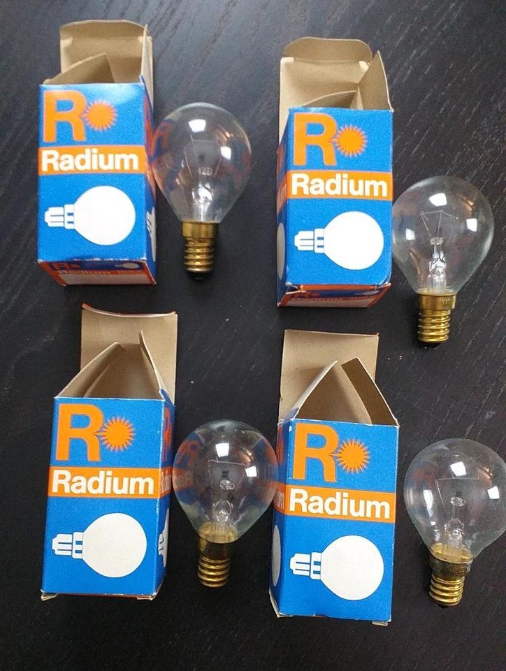 4x Radium Glühbirne Tropfenlampe 40 W E14 gebraucht in Nordrhein-Westfalen  - Solingen | Lampen gebraucht kaufen | eBay Kleinanzeigen ist jetzt  Kleinanzeigen