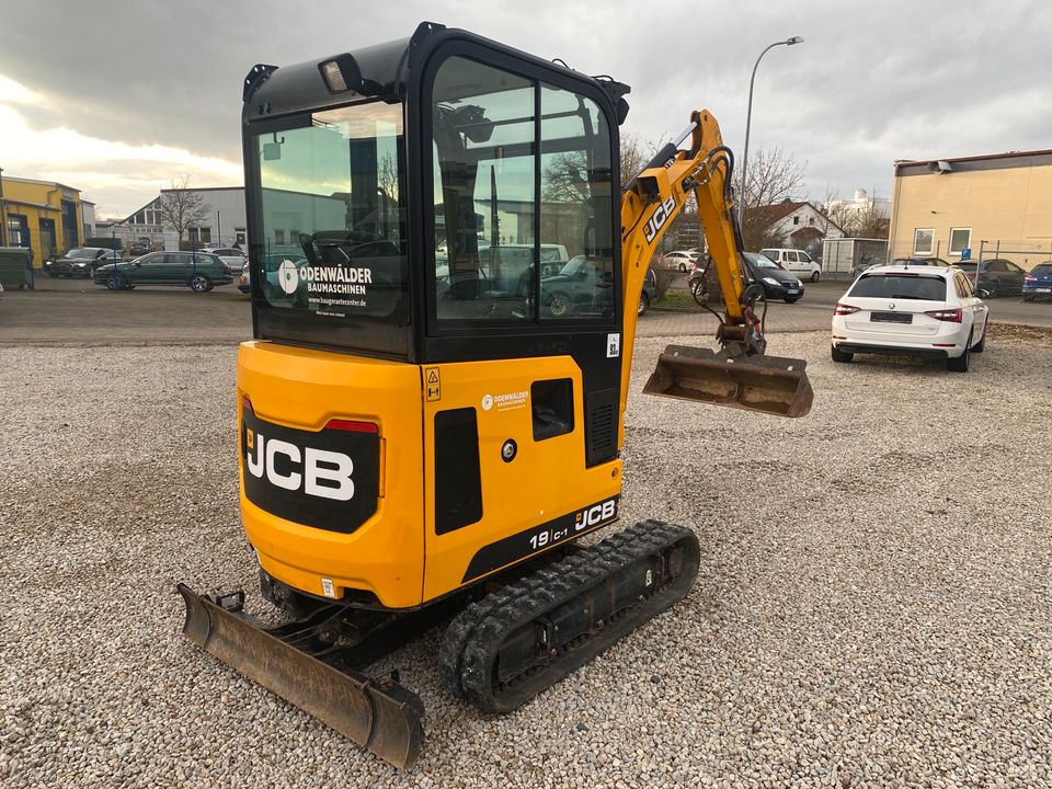 Minibagger JCB 19C-1 BJ2021 250 Std. Garantie bis 2026 2Tonnen in Haßfurt