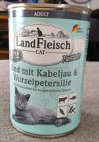 LandFleisch Katzennassfutter Adult Pastete Rind Kabeljau 400g Bayern - Olching Vorschau