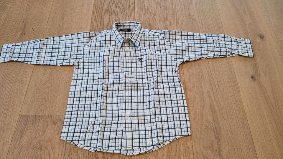 Jungen Oberhemd kariert Größe 104/110 von Tom Tailor in Warthausen