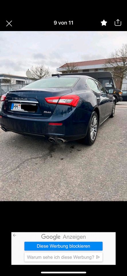 Maserati Ghibli Q4 mit 409 PS in Hamburg