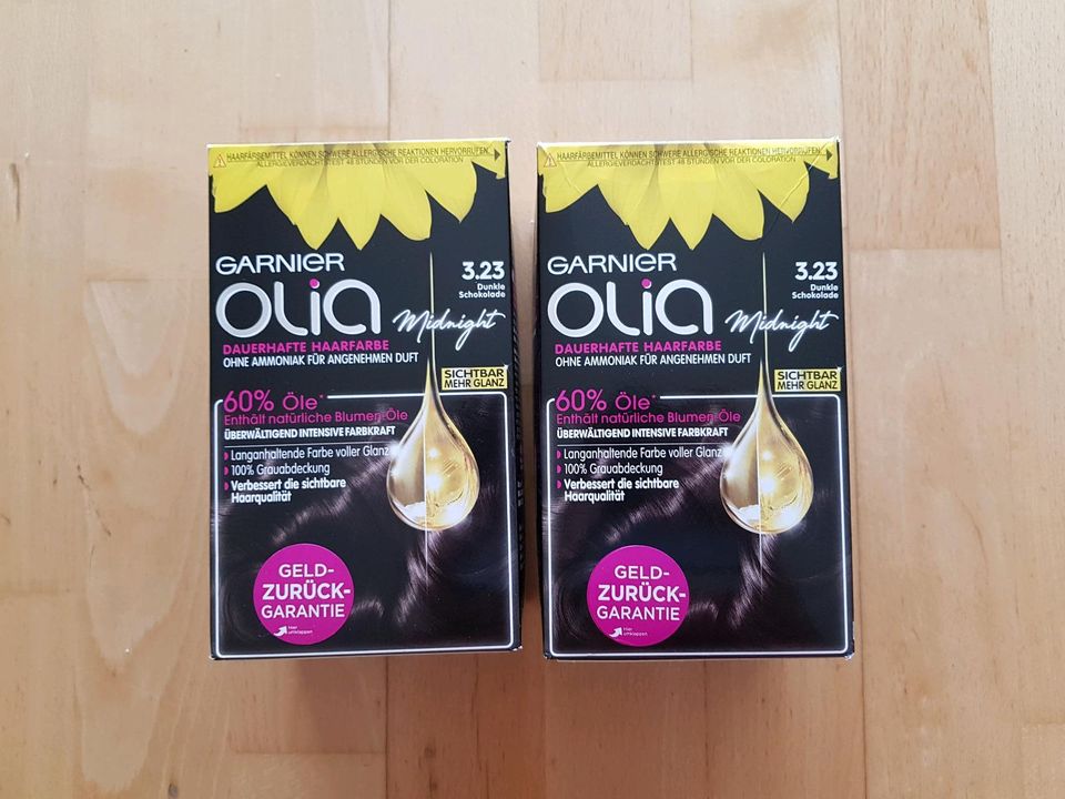 2x Garnier Olia Dauerhafte Haarfarbe 3.23 Dunkle Schokolade in Bayern -  Memmingen | eBay Kleinanzeigen ist jetzt Kleinanzeigen