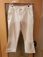 Jeans weiß Baumwolle Gr. 40 Hessen - Linden Vorschau