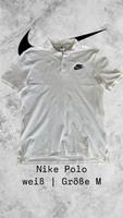 Originales Nike Polo / Poloshirt weiß in Größe M Baden-Württemberg - Ehningen Vorschau