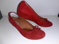 Paul Green Damen Schuhe rot Gr. 39,5 UK 6,5 Keilabsatz Bayern - Oberickelsheim Vorschau