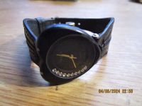 Armbanduhr in Herzform mit schönem schwarzen Lederarmband Rheinland-Pfalz - Idar-Oberstein Vorschau