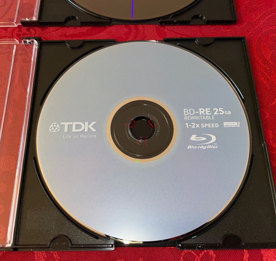 180 TDK Bluray Rohlinge 25 GB wiederbeschreibbar NEU Disc Disk in Dortmund