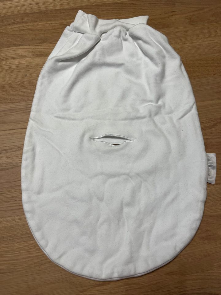 babybay Schlupfsack Bio mit Gurtschlitz weiß Stern in Ehingen (Donau)