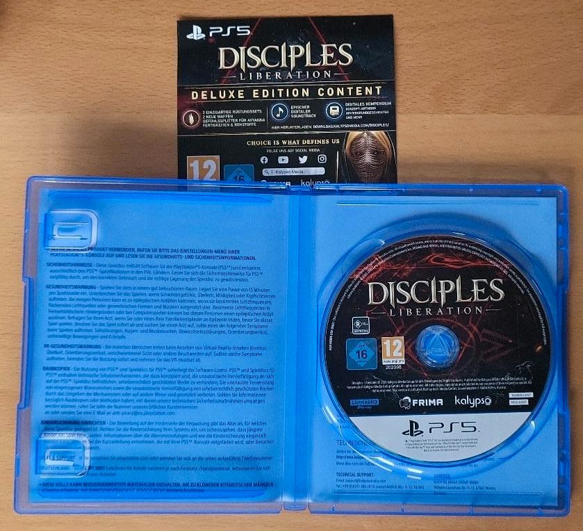 Disciples Liberation Deluxe Edition für PS5 neuwertig in Halle