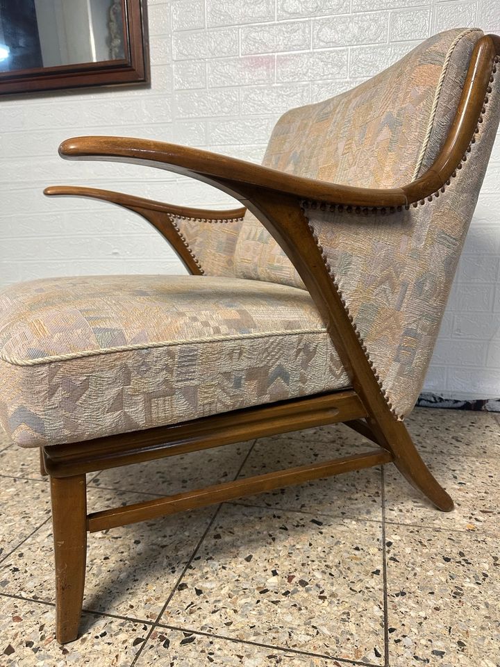 1 von 2 alter Sessel Cocktailsessel Klubsessel Stuhl Vintage 50er in Rodenberg