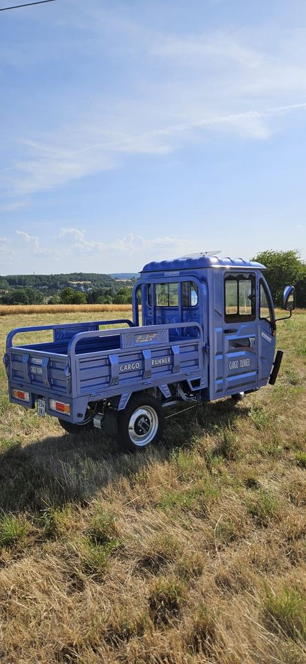 CARGO RUNNER "CABIN CLASSIC", APEkiller,  PIAGGIOähnlich, Elektro 1500 / 3000(Peak) Watt 42 km /h; Ein kräftiger Glücklichmacher!!! in Mandelbachtal