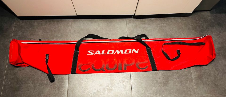 SALOMON EQUIPE Skihülle Rot Skischutz Ski Langlauf 2,05m in Heidelberg