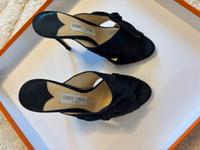 Jimmy Choo Sandalen 12 cm Absatz Satin 39cm Berlin - Schöneberg Vorschau