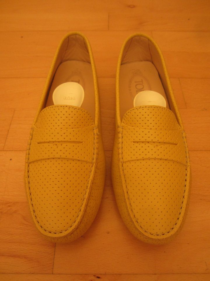 TOD'S Loafer Mokassins GOMMINO Schuhe Ballerina Gr.37 gelb Leder in Hannover