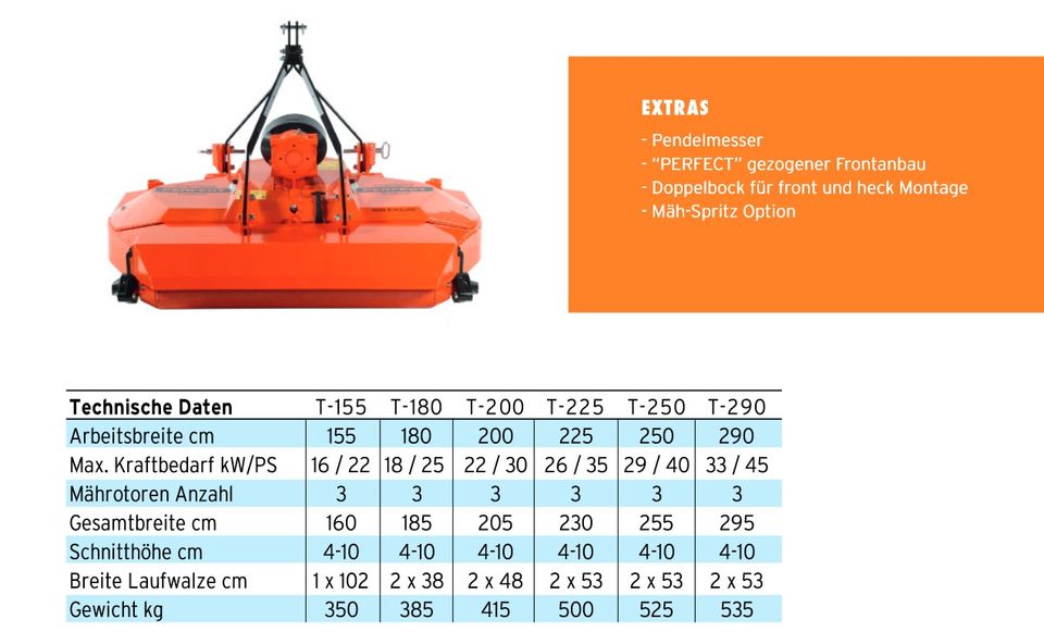 Van Wamel Profi Mulcher Perfect T-155 in Lauf