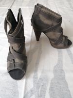 High Heel Sandaletten Peep Toes Ankle Boots braun Riemchenlook Nordrhein-Westfalen - Paderborn Vorschau