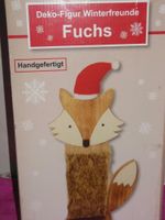 DEKOFIGUR: FUCHS AUS HOLZ, HANDARBEIT, NEU UND ORIGINAL VERPACKT! Düsseldorf - Oberbilk Vorschau