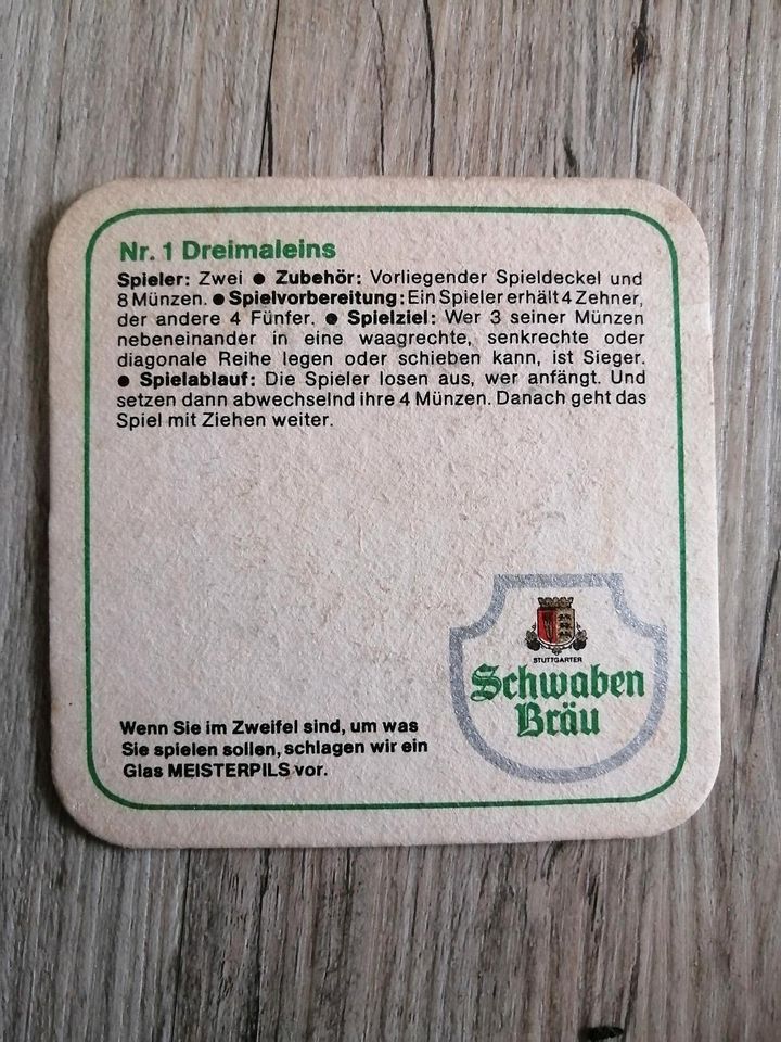 Bierdeckel Bierteller Bierfilz Untersetzer 70er 80er Sammlung in Isny im Allgäu