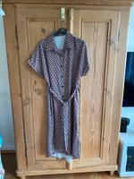 Hemdblusenkleid Midi Gr L braun gemustert Bayern - Egenhofen Vorschau