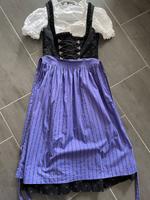 Dirndl, Größe 36, Midi, Wenger, Country Line, lila schwarz Bayern - Heilsbronn Vorschau