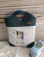 Tasche Shopper Jeans Upcycling Handmade bestickt Handtasche neu Nordrhein-Westfalen - Düren Vorschau