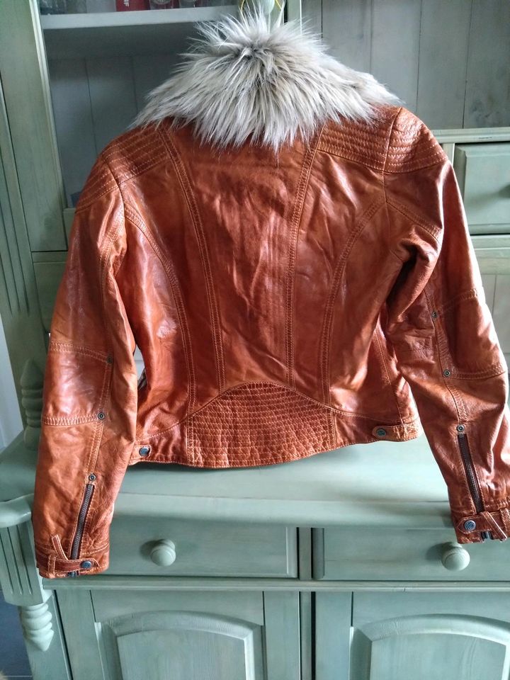 Gipsy Lederjacke in Cognac Farben in Kürten