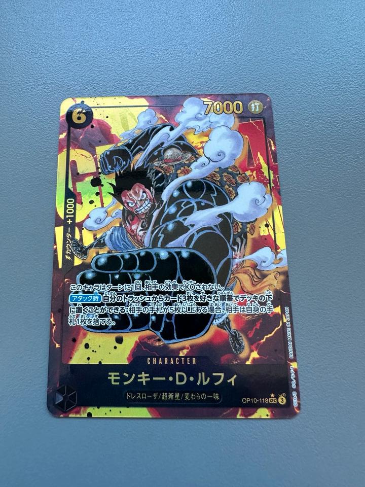 One Piece TCG „OP10-118" Monkey.D.Ruffy V.2 japanisch in Wiesbaden
