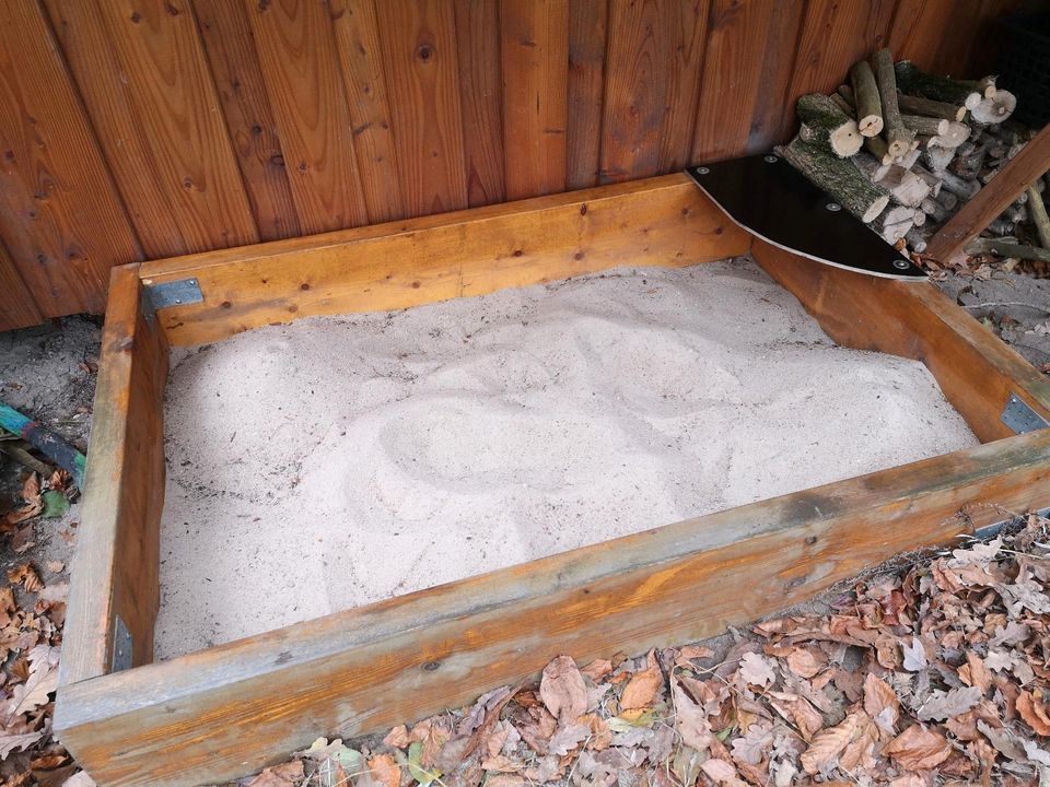 Sandkiste, Holz, Marke Eigenbau, Massivholz in Hammah