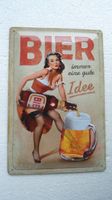 Blechschild 30 x 20 cm - Bier Immer eine gute Idee-Nostalgie Nordrhein-Westfalen - Holzwickede Vorschau