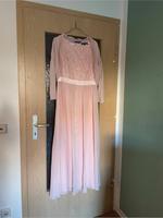 Kleid lang lachsfarbend/ rosa mit Glitzer bodenlang Sachsen - Görlitz Vorschau