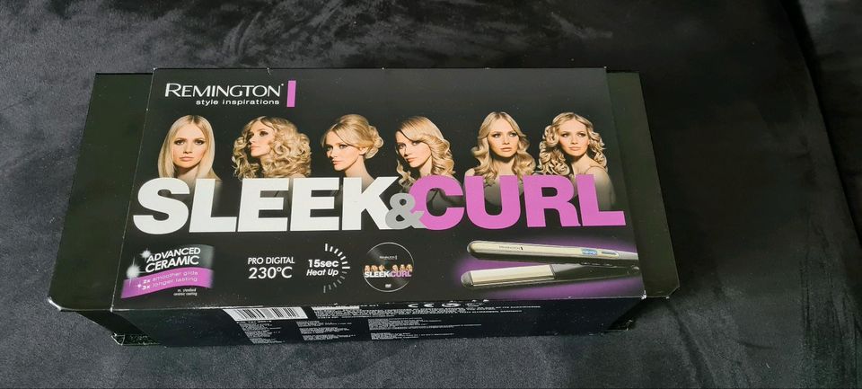 Remington Glätteisen Sleek und Curl Haarglätter in Hamburg