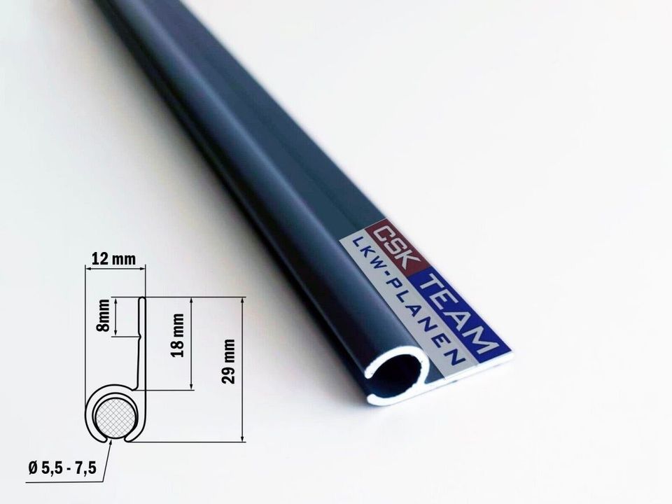 Kederschiene Alu Eloxiert Zeltkederschiene Kederleiste 1 - 3 m in Mönchengladbach