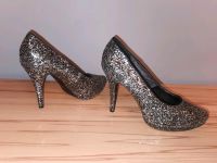 Graceland High Heels Glitzer Schwarz Größe 39 Hessen - Gründau Vorschau