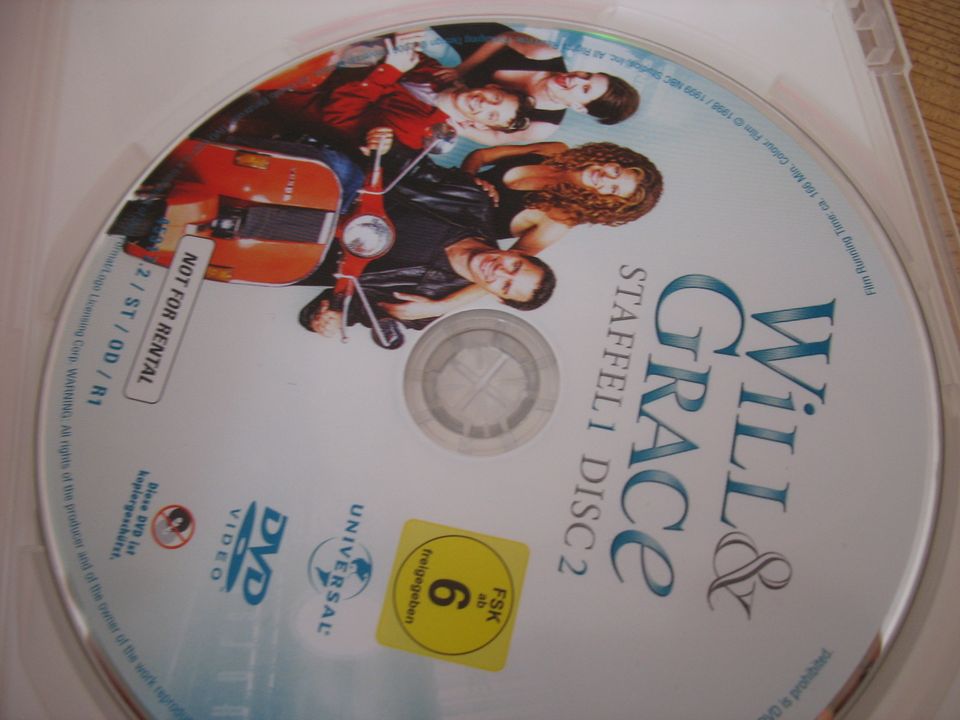 DVD Serie Will & Grace Staffel 1 in Nordenham