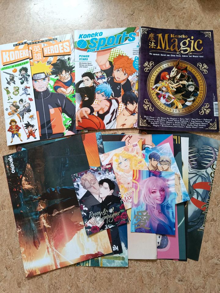 Koneko Magic Sports Heros Anime Manga Magazin + Poster und Karten in Augsburg