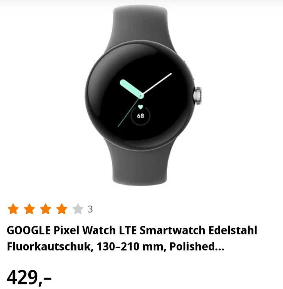 Uhr Fitness Google Watch Fitness Uhr in Hüttlingen