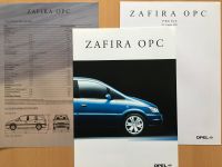 Prospekt Opel Zafira OPC 2001mit Preisliste 08/01 und techn.Daten Hessen - Griesheim Vorschau