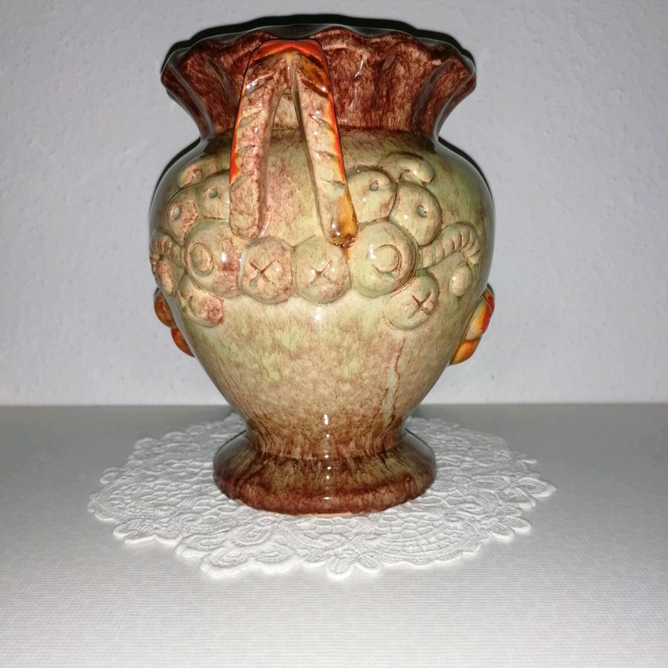 Vintage - Blumenvase mit Henkeln (ca. 19 cm hoch) in Kaiserslautern