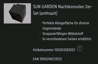 2 x Nachtschrank Konsolen Würfel für Boxspringbett Anthrazit Leipzig - Gohlis-Nord Vorschau