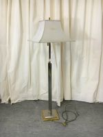 Stehlampe / Lampe - gold und silber - 1970/1980 Schleswig-Holstein - Hohenlockstedt Vorschau