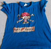 T-Shirt mit Piraten Aufdruck Größe 122/128 Niedersachsen - Hatten Vorschau