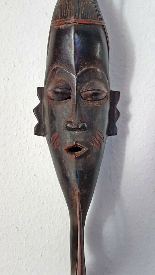 Afrika 60cm Vogel Maske Holz Safari Massai Tribal Art geschnitzt in Nürnberg (Mittelfr)