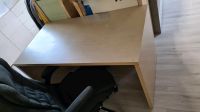 Schreibtisch Holz 140 x 75 cm Eiche hell Büro Table Arbeitsplatz Thüringen - Drei Gleichen Vorschau
