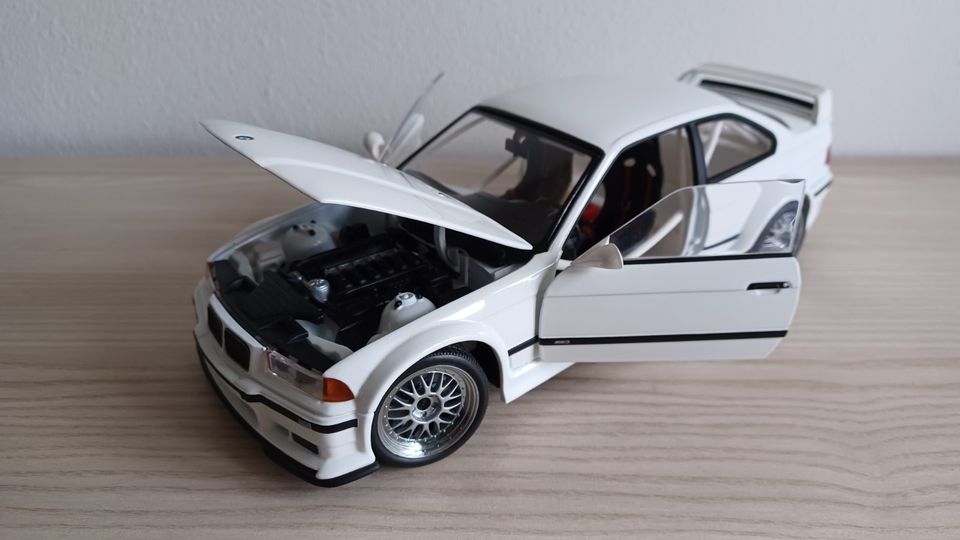 UT Models BMW M3 E36 GTR Street Car Modellauto 1:18 Sammlung OVP in Naila