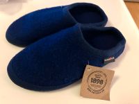 Haflinger Pantoffel Filz Unisex Hausschuhe Blau Gr 41  warm Neu Baden-Württemberg - Bad Saulgau Vorschau