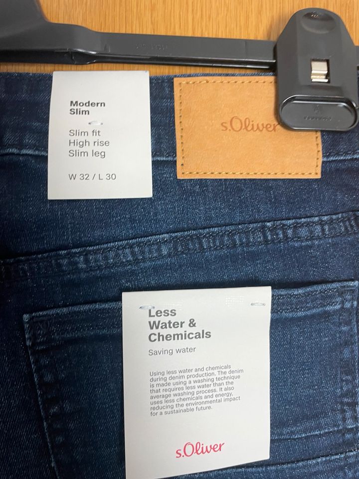 W 32 / L 30 Jeans S.Oliver Slim Fit Neu in Oftersheim